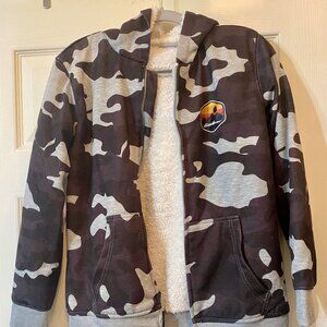 Eddie Bauer Lined Zip-Up Hoodie